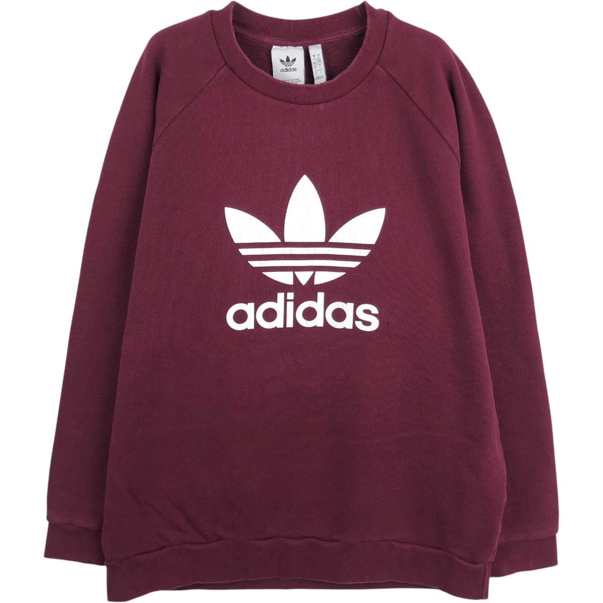 古着 アディダス adidas ロゴスウェットシャツ トレーナー メンズL相当/eaa670433