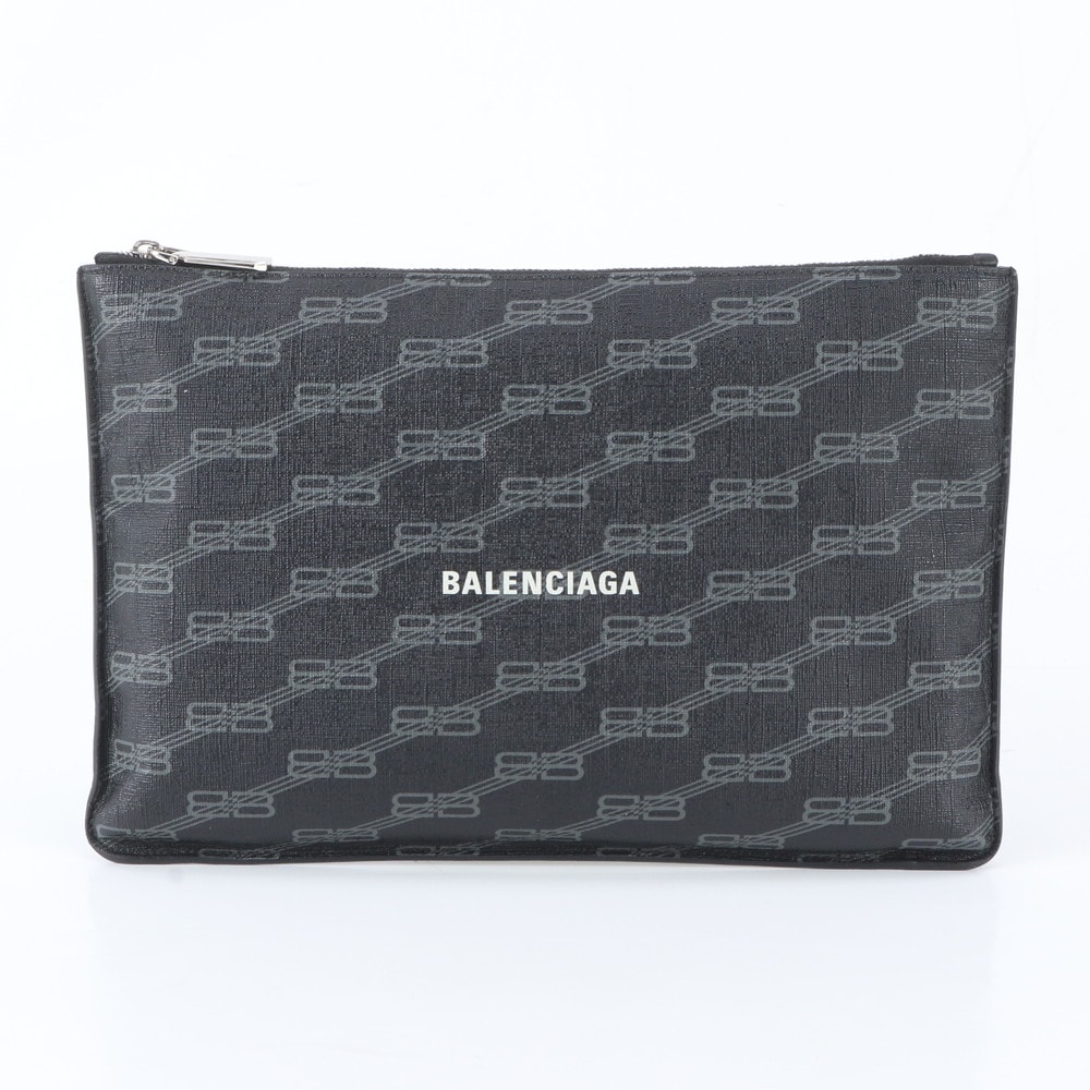 ■美品 バレンシアガ BBロゴセカンドバッグ