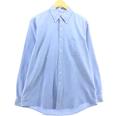 古着 ブルックスブラザーズ Brooks Brothers Est.1818 長袖 ボタンダウンシャツ メンズXL相当/eaa565362