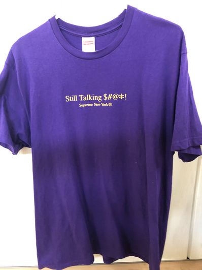 Supreme Still Talking Tee "Purple"
