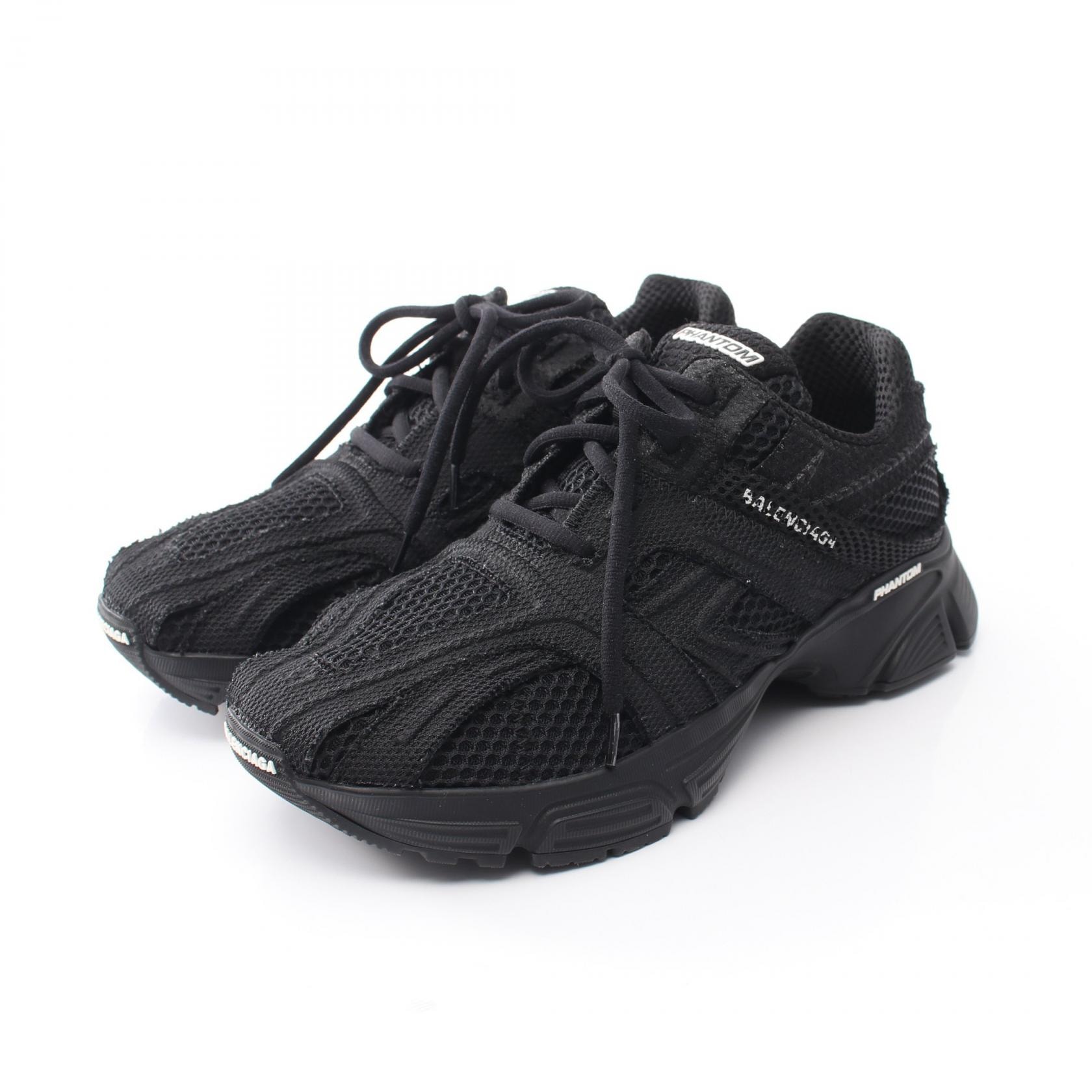 バレンシアガ BALENCIAGA PHANTOM ファントム スニーカー 靴 ファブリック レディース ブラック系 【中古】