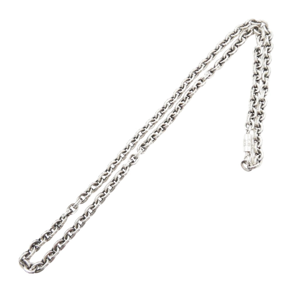 CHROME HEARTS クロムハーツ(原本無) ネックレス PAPER CHAIN 20  ペーパーチェーン ネックレス 20inch シルバー系【中古】