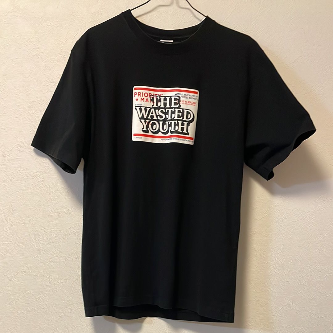BlackEyePatch x Wasted Youth PRIORITY LABEL TEE "Black" / VERDY