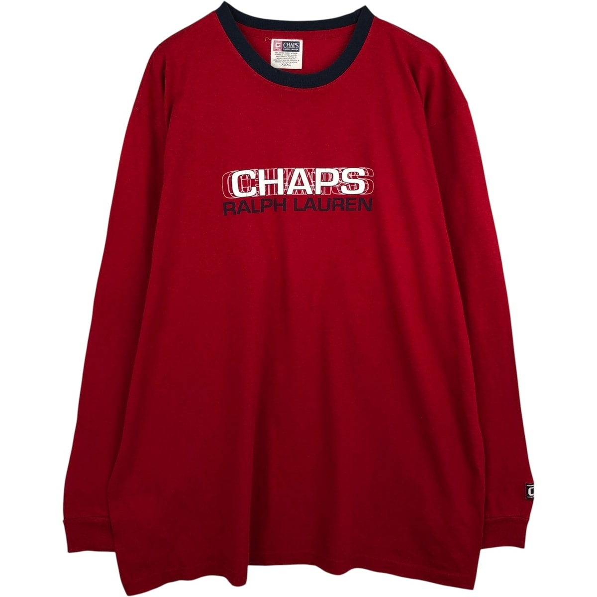 古着 ラルフローレン Ralph Lauren CHAPS チャップス ロングTシャツ ロンT メンズXL相当/eaa631330