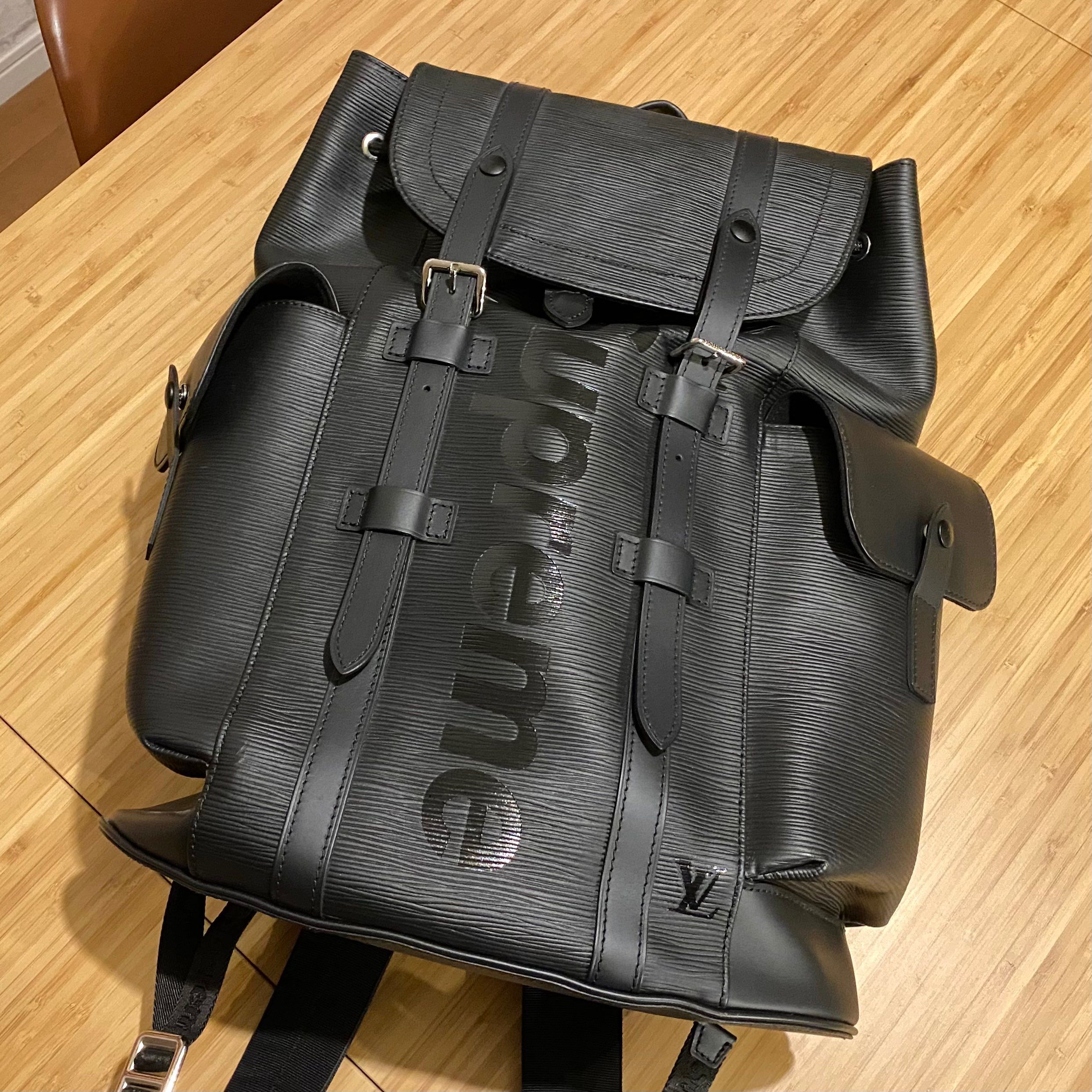 Supreme / Louis Vuitton Christopher Backpack "Black"