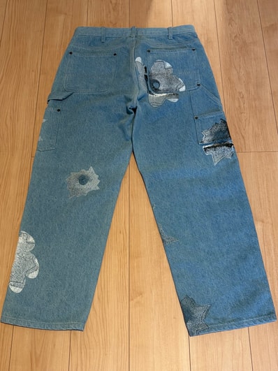 Supreme Nate Lowman Double Knee Painter Pant "Denim"