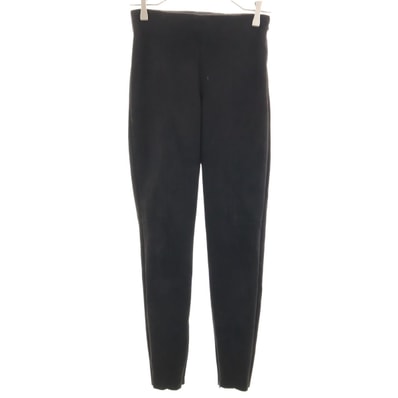 ZARA BASIC ザラベーシック フェイク スエード パンツ XS ブラック