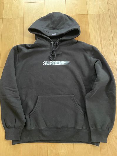 Supreme Motion Logo Hooded Sweatshirt "Black" (23SS)