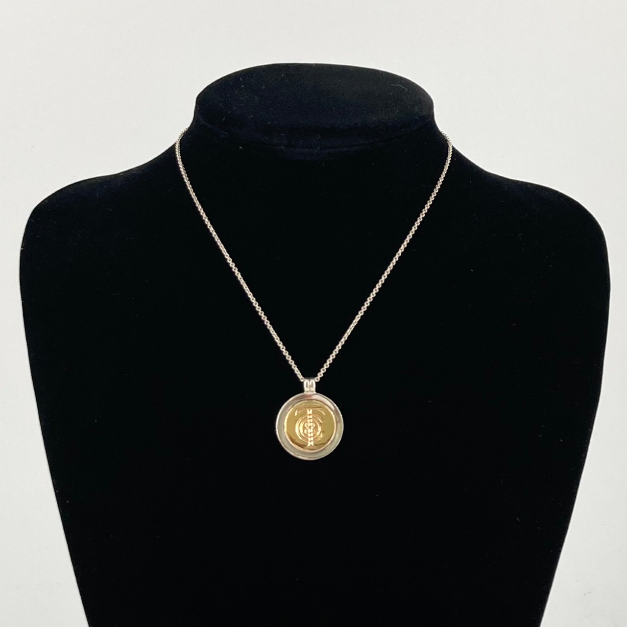 TIFFANY&Co.(ティファニー) コイン ネックレス Ag925 ネックレス 13.6g ゴールド