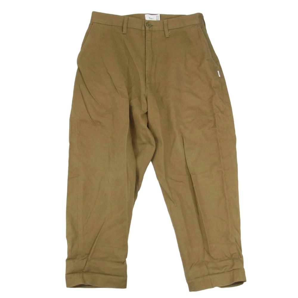 WTAPS ダブルタップス パンツ 22SS 221BRDT-PTM04 UNION TROUSERS COTTON.TWILL ユニオン トラウザーズ コットン ツイル パンツ ブラウン系 X01【中古】