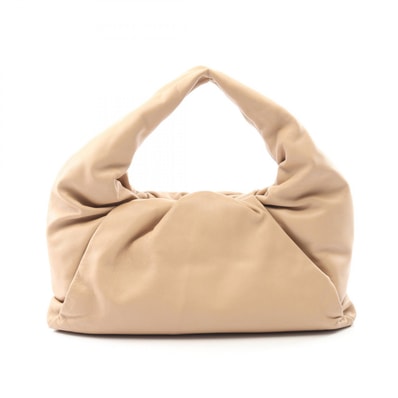ボッテガヴェネタ BOTTEGA VENETA ザ ショルダーポーチ ハンドバッグ バッグ レザー レディース ベージュ系 【中古】