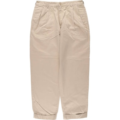 古着 ラルフローレン Ralph Lauren POLO by Ralph Lauren ツータック チノパンツ メンズw35相当/eaa532156