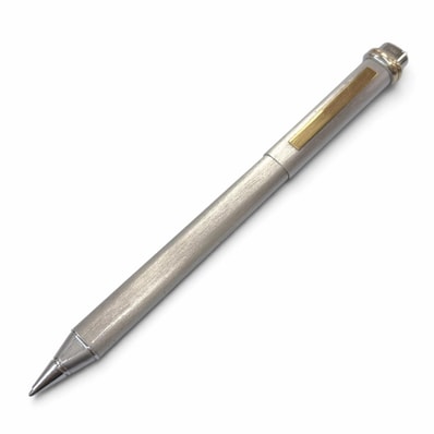 良品 カルティエ ボールペン トリニティ ドゥ カルティエ シルバー メンズ