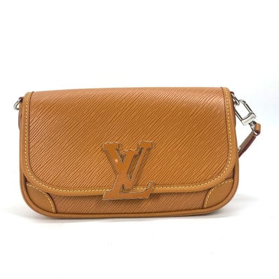 ルイヴィトン LOUIS VUITTON ビュシ NM M59459 エピ カバン 斜め掛け ポシェット ショルダーバッグ エピレザー ベージュ 美品