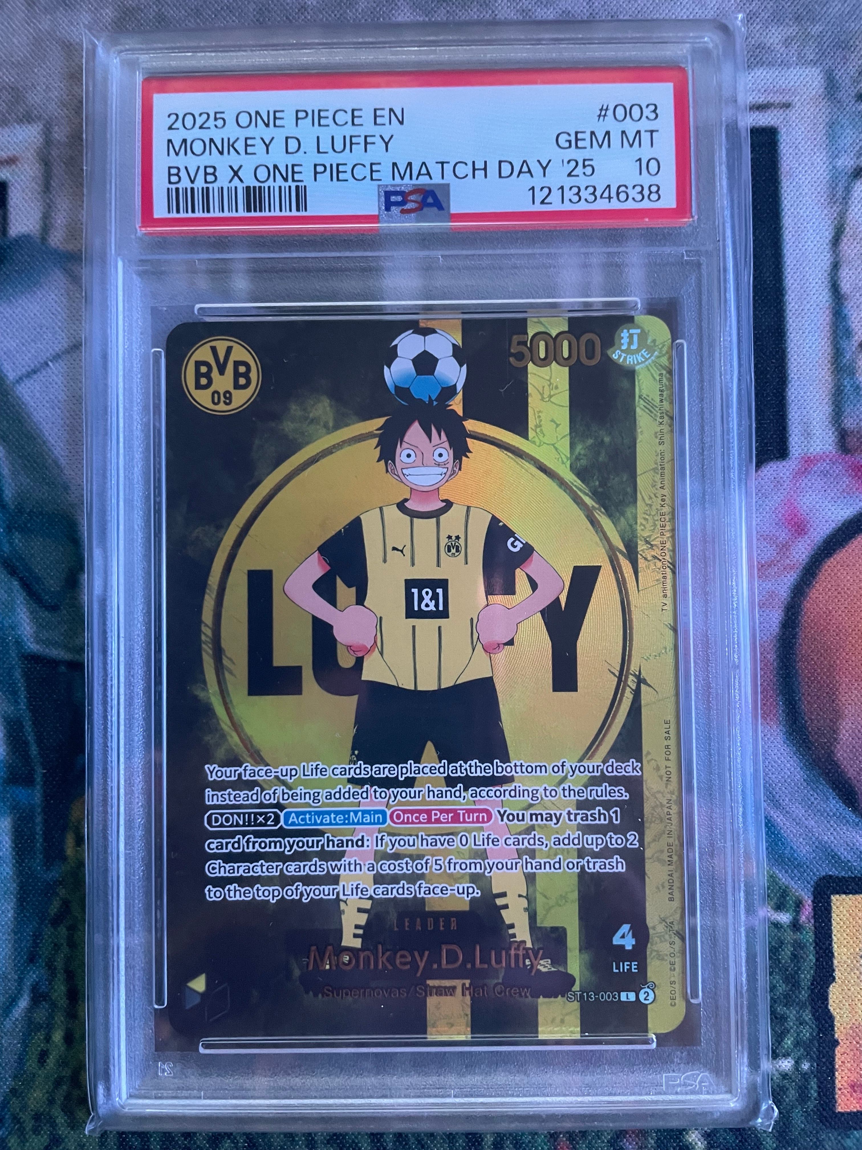 モンキー・D・ルフィ L [ST13-003]【英語版】(プロモーションカード「ボルシアドルトムント × ONE PIECE マッチデー 2025」)