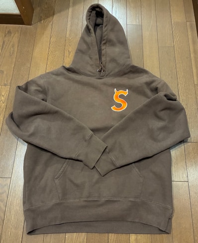 Supreme S Logo Hooded Sweatshirt "Brown" (22FW)