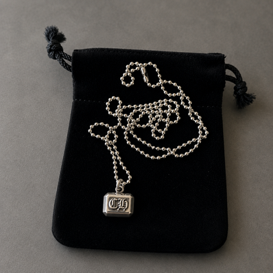 Chrome Hearts CH Emerald Cut Pendant "Silver"