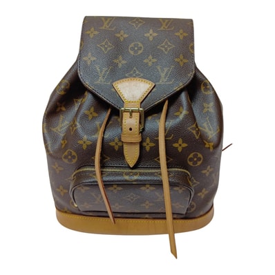 LOUIS VUITTON ルイヴィトン モノグラム モンスリ・ミドルサイズ リュック M51136 ブラウン