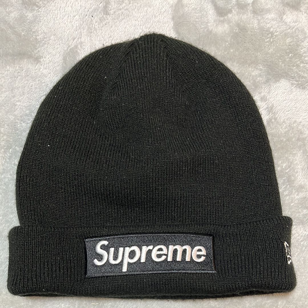 Supreme New Era Box Logo Beanie "Black" (23FW)