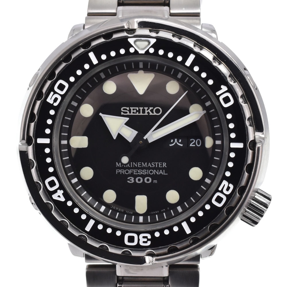 セイコー SEIKO SBBN031/7C46-0AG0 プロスペックス マリーンマスター 300m クォーツ メンズ 良品 箱・保証書付き 腕時計 N#151099