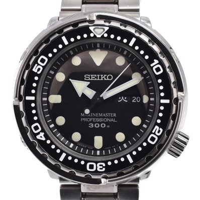 セイコー SEIKO SBBN031/7C46-0AG0 プロスペックス マリーンマスター 300m クォーツ メンズ 良品 箱・保証書付き 腕時計 N#151099