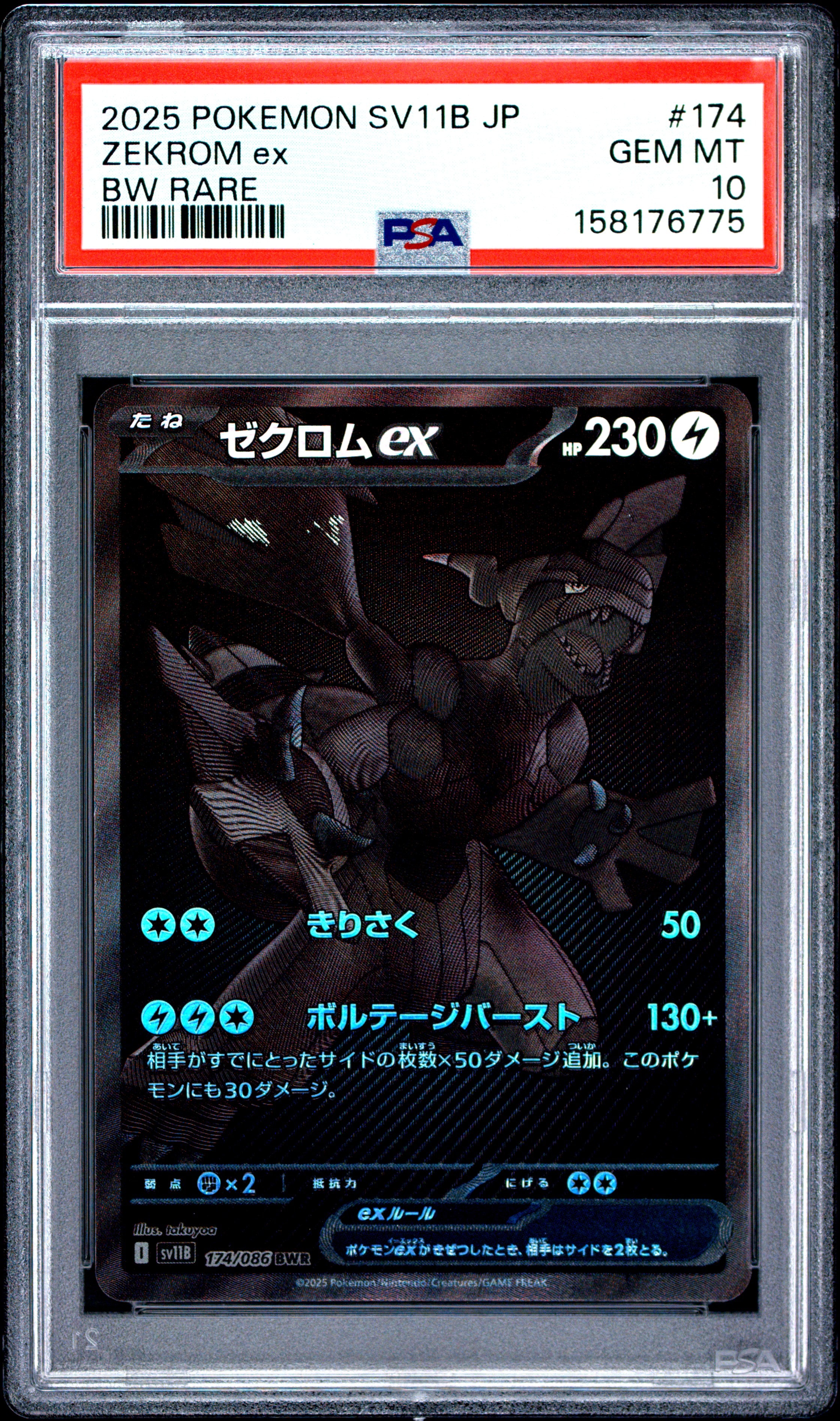 ゼクロムex BWR [SV11B 174/086](拡張パック「ブラックボルト」)通販