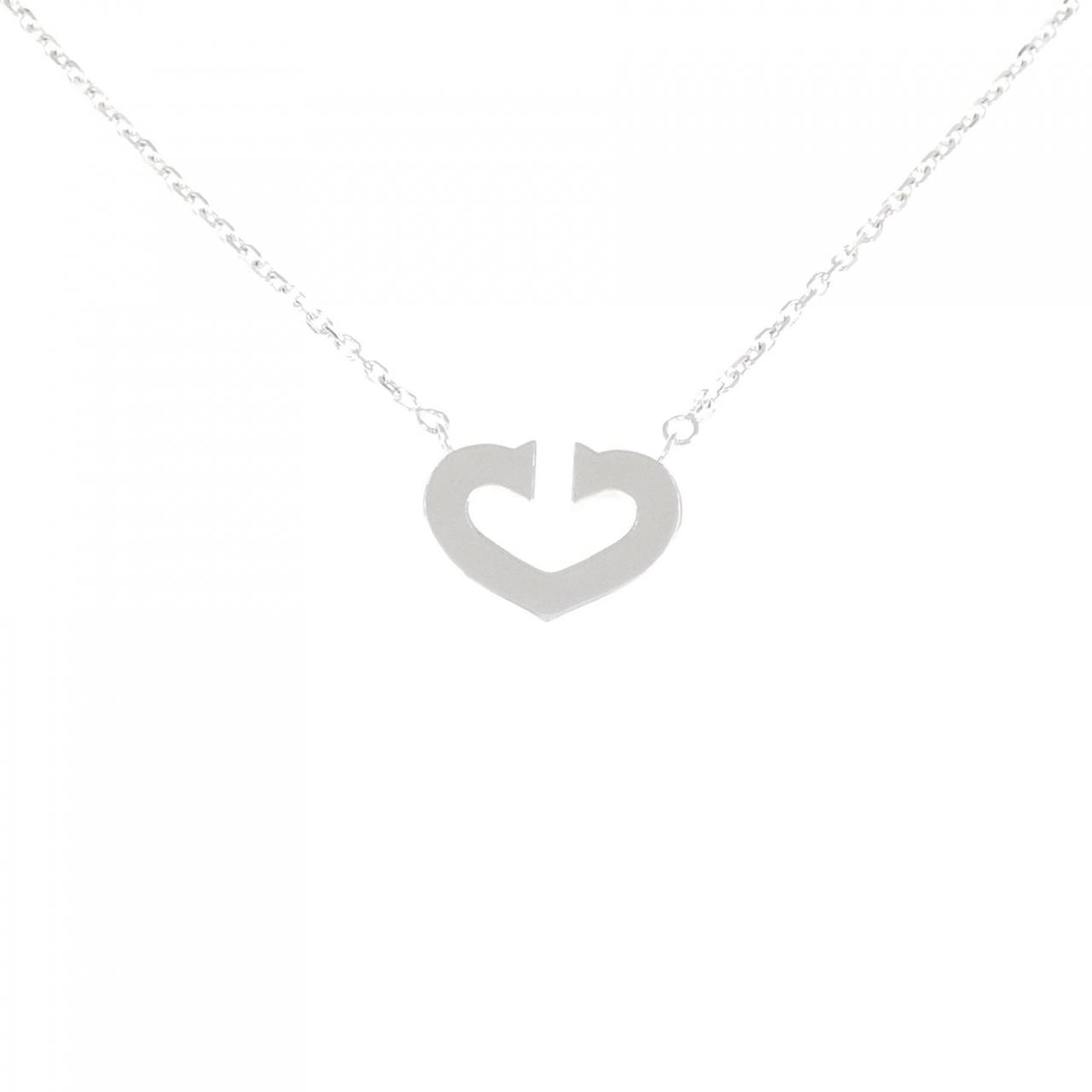 カルティエ Cハート ネックレス