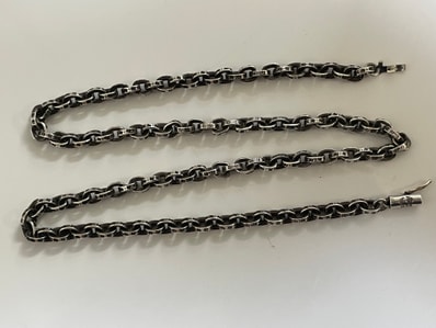 Chrome Hearts Paper Chain Necklace "Silver"