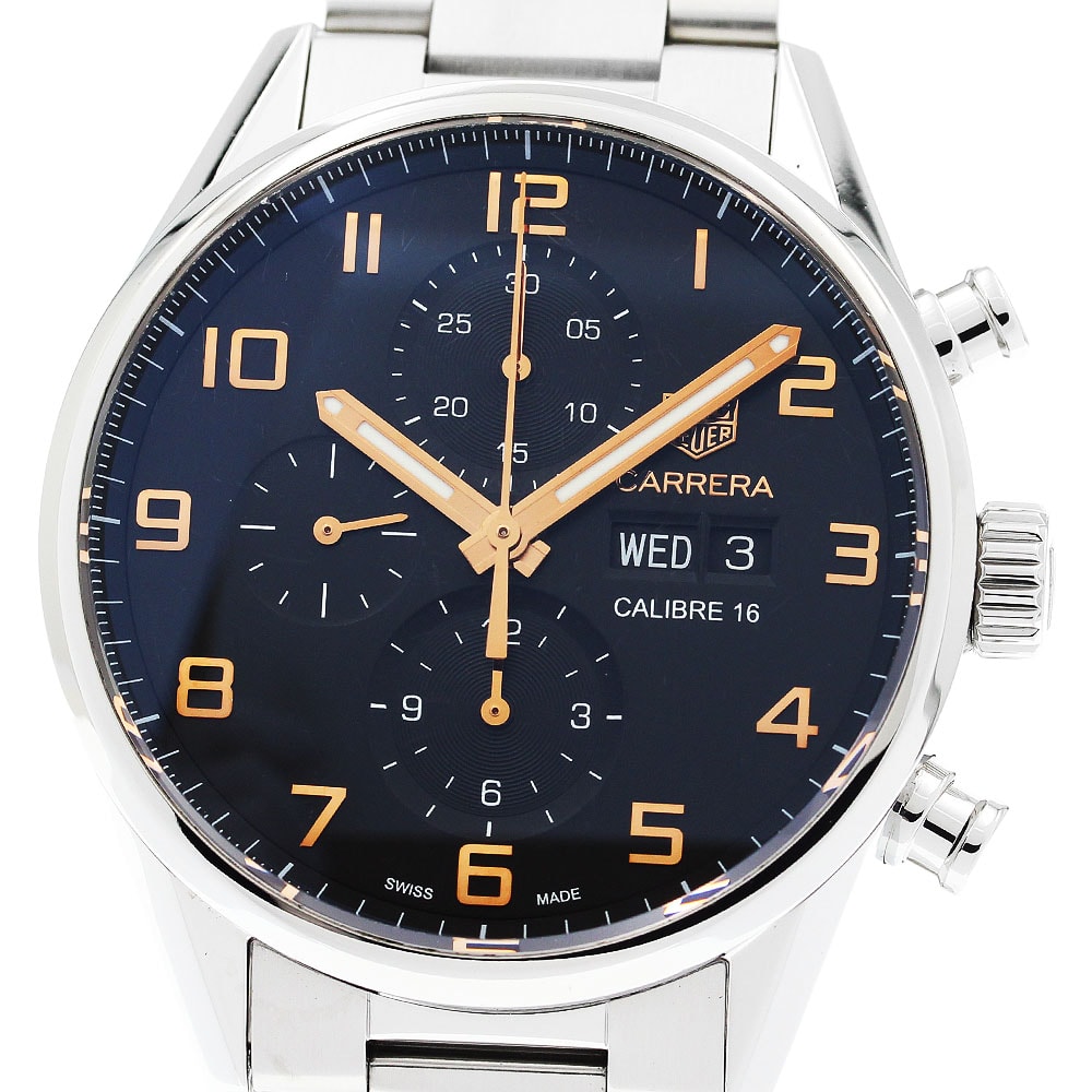 ☆美品 タグホイヤー カレラ キャリバー16 CV2A1AB メンズ 【中古】