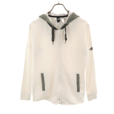 adidas アディダス 長袖 ジップパーカー OT ホワイト