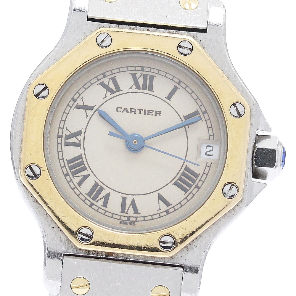 カルティエ サントスオクタゴンSM W2001683 レディース 【中古】