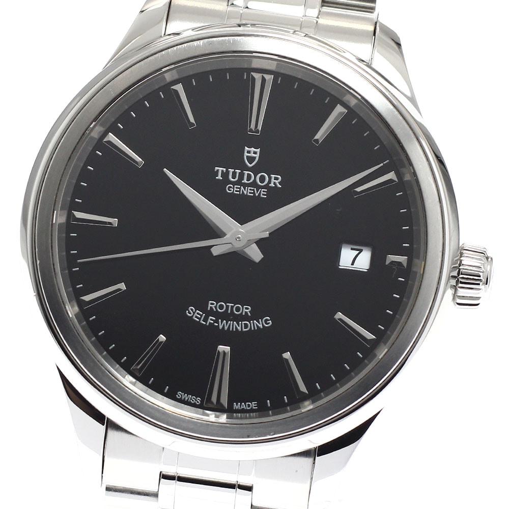 ☆美品 ★保 チュードル スタイル デイト 12500 メンズ 【中古】
