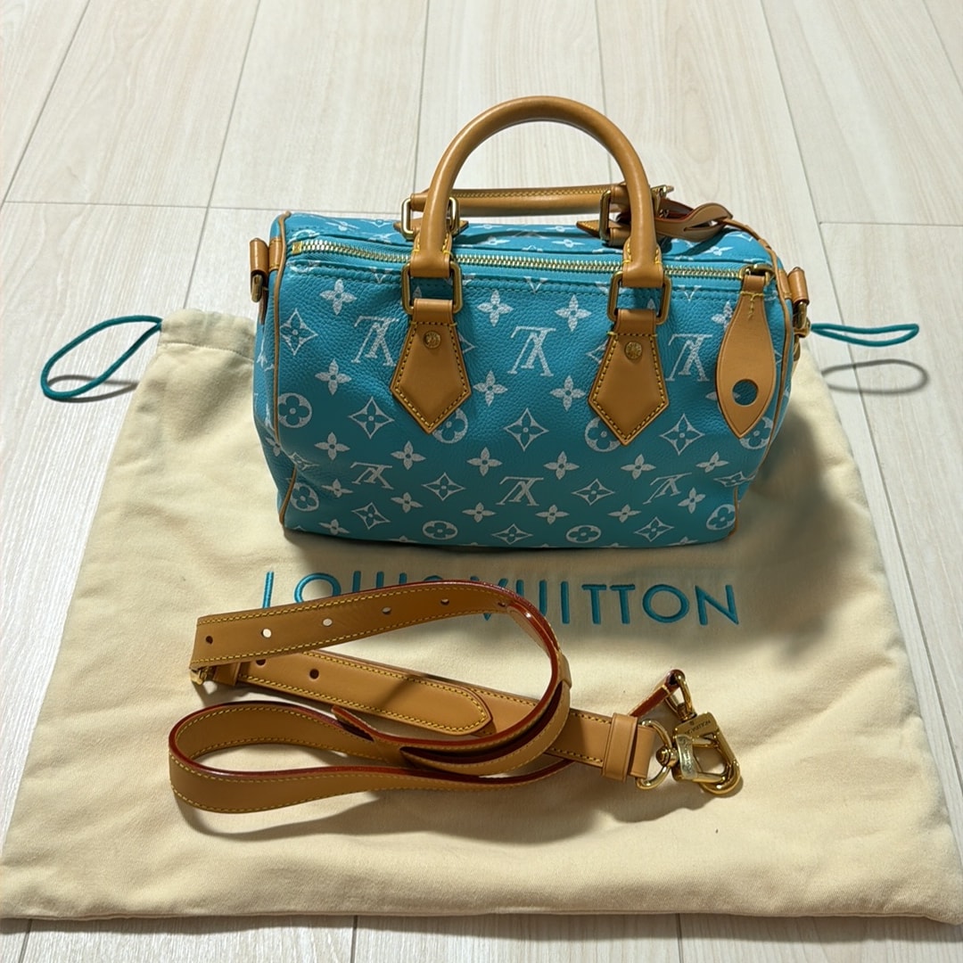 Louis Vuitton Speedy P9 Bandouliere 25 "Turquoise"