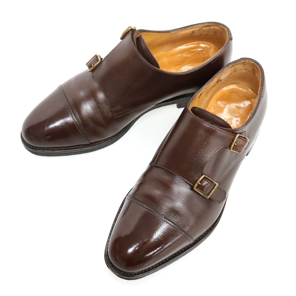 【中古】ジョンロブ John Lobb WILLIAM グレインレザー ドレスシューズ ブラウン【サイズ9 1/2 EE】【メンズ】