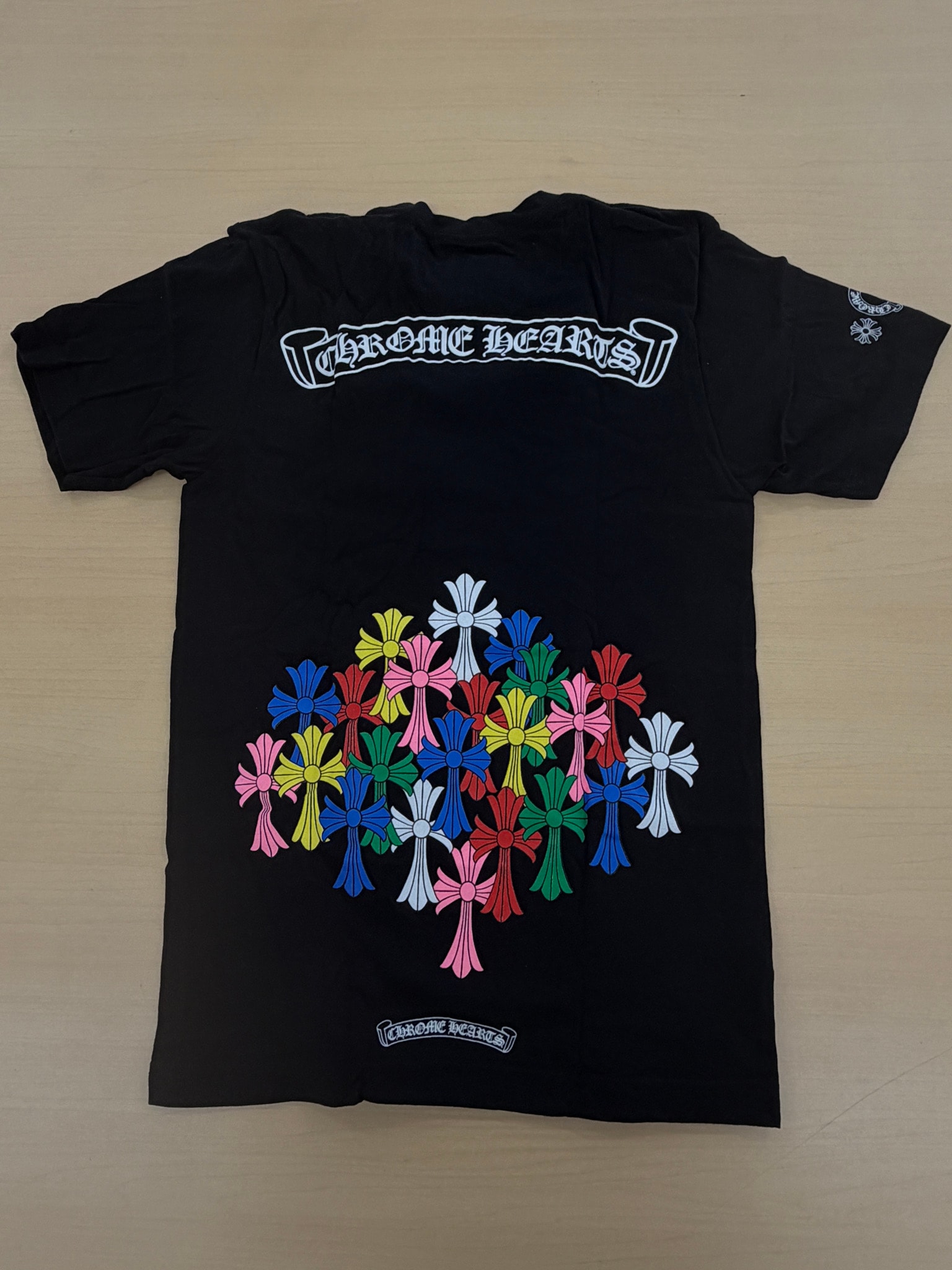 Chrome Hearts Cemetery Cross T-Shirt "Black/Multicolor"