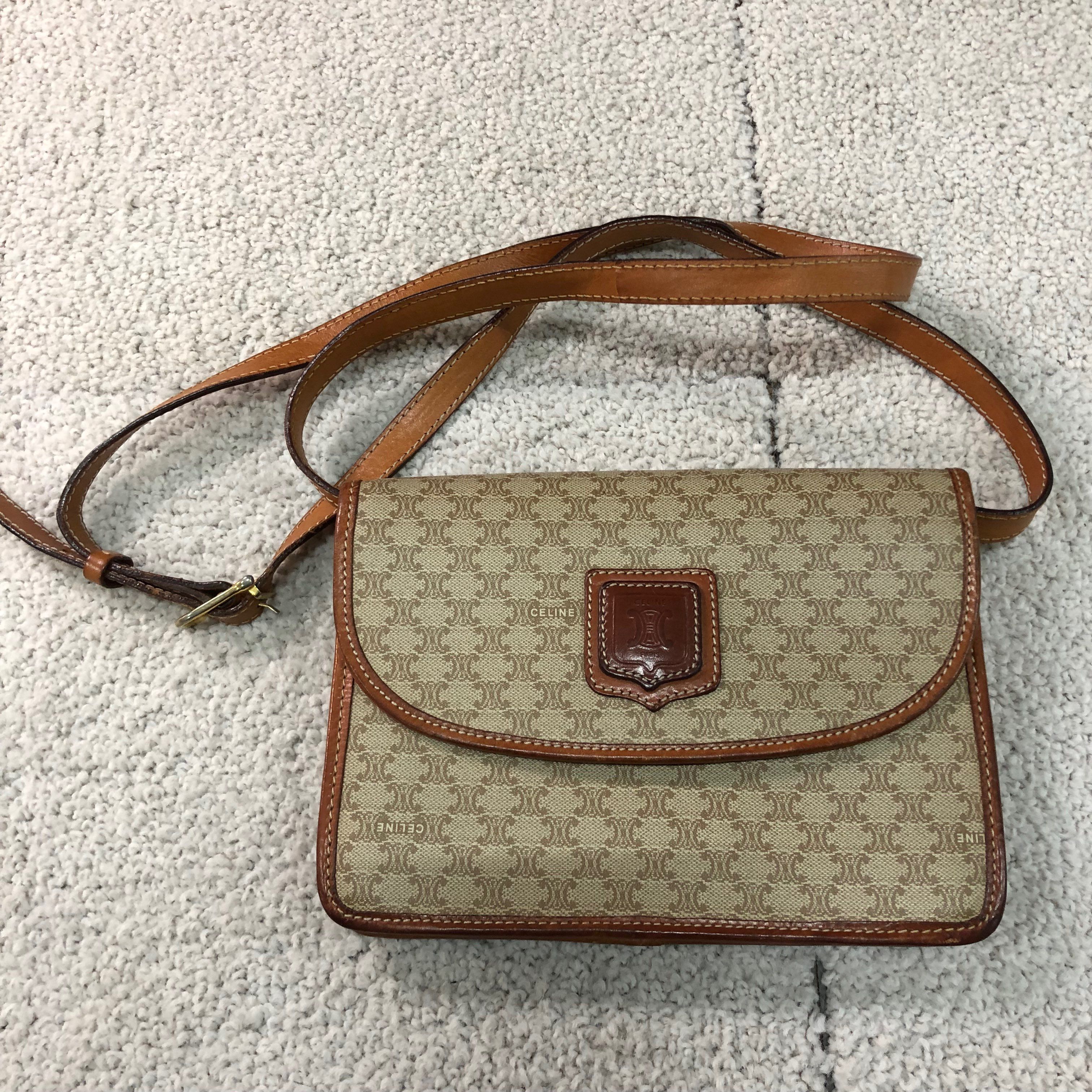 CELINE Macadam Shoulder Bag
