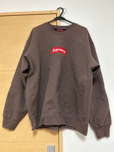 Supreme Box Logo Crewneck "Brown" (22FW)