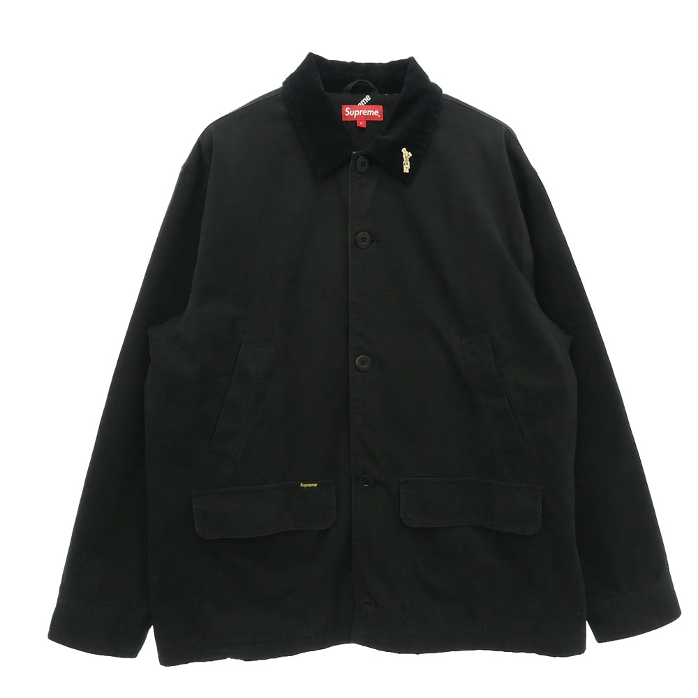 Supreme シュプリーム 21SS Barn Coat バーン コート ピンズ付属 ブラック系 L【中古】
