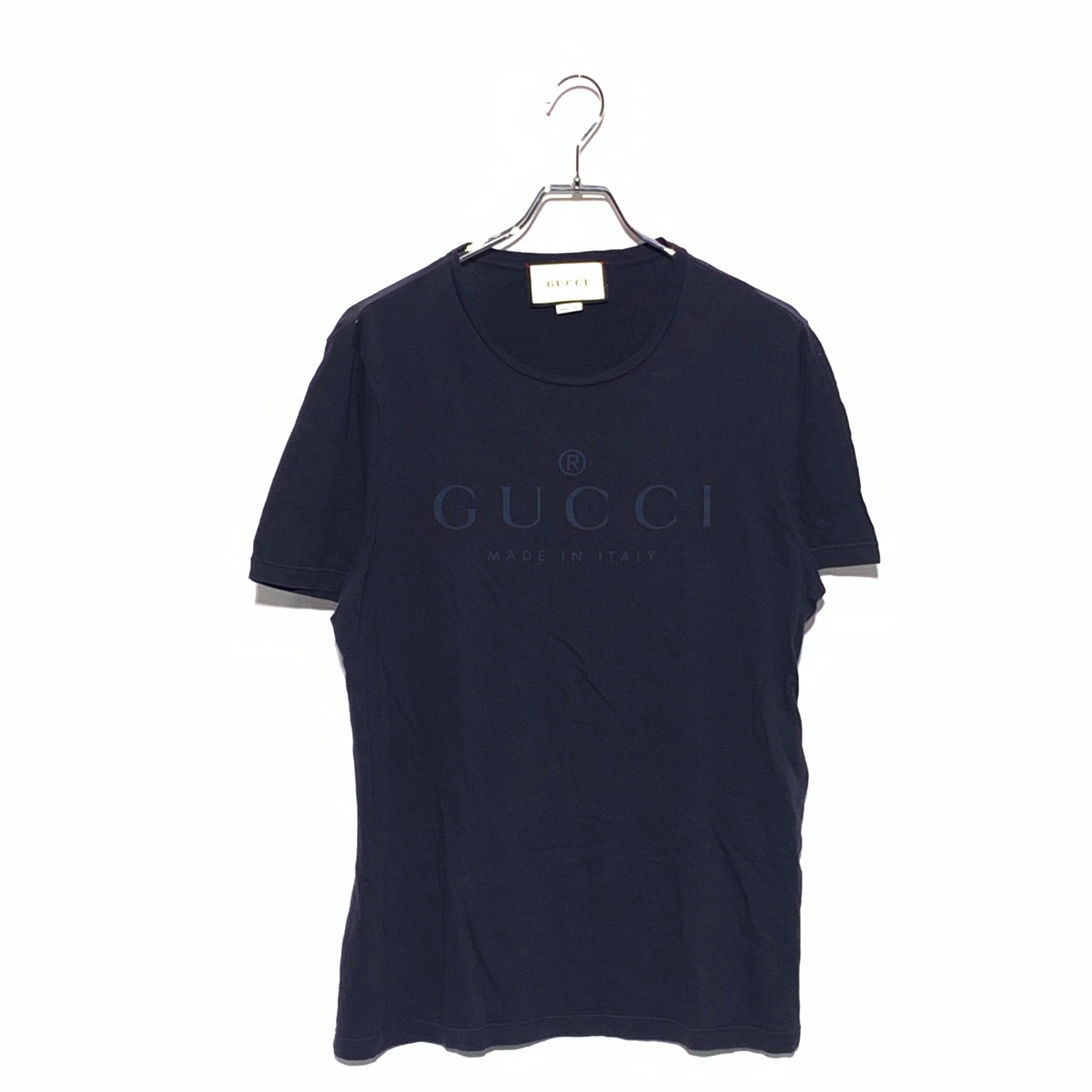 GUCCI トーナルロゴ クルーネック Tシャツ