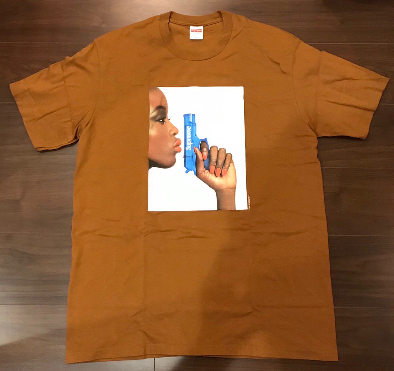 Supreme Water Pistol Tee "Brown"
