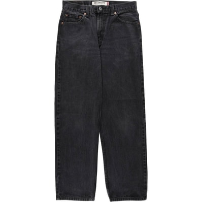 古着 リーバイス Levi's 550 RELAXED FIT ブラックデニム テーパードデニムパンツ メンズw32相当/eaa663166