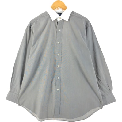 古着 ラルフローレン Ralph Lauren POLO by Ralph Lauren PHILIP 長袖 コットンシャツ クレリックシャツ メンズXL相当/eaa539109