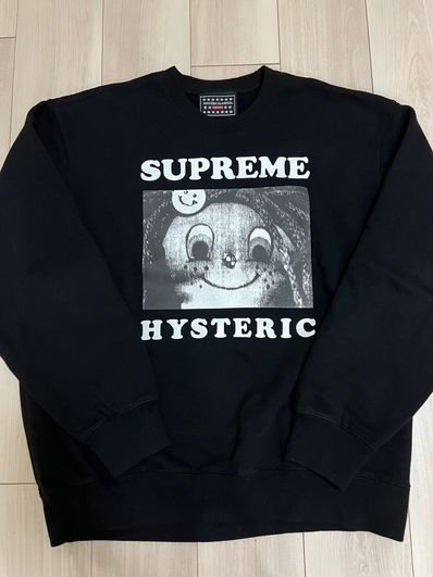 Supreme x HYSTERIC GLAMOUR Crewneck "Black"