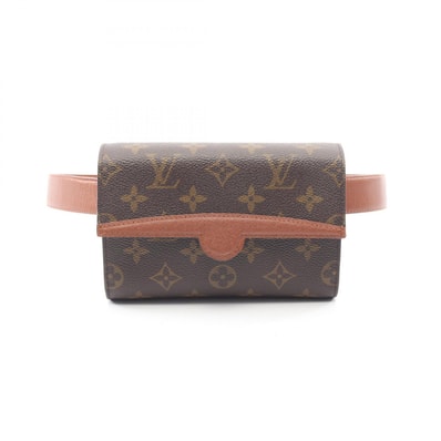 ルイ・ヴィトン LOUIS VUITTON アルシュ ウエストバッグ ボディバッグ バッグ PVCコーティングキャンバス レザー モノグラム レディース ブラウン系 M51975 【中古】