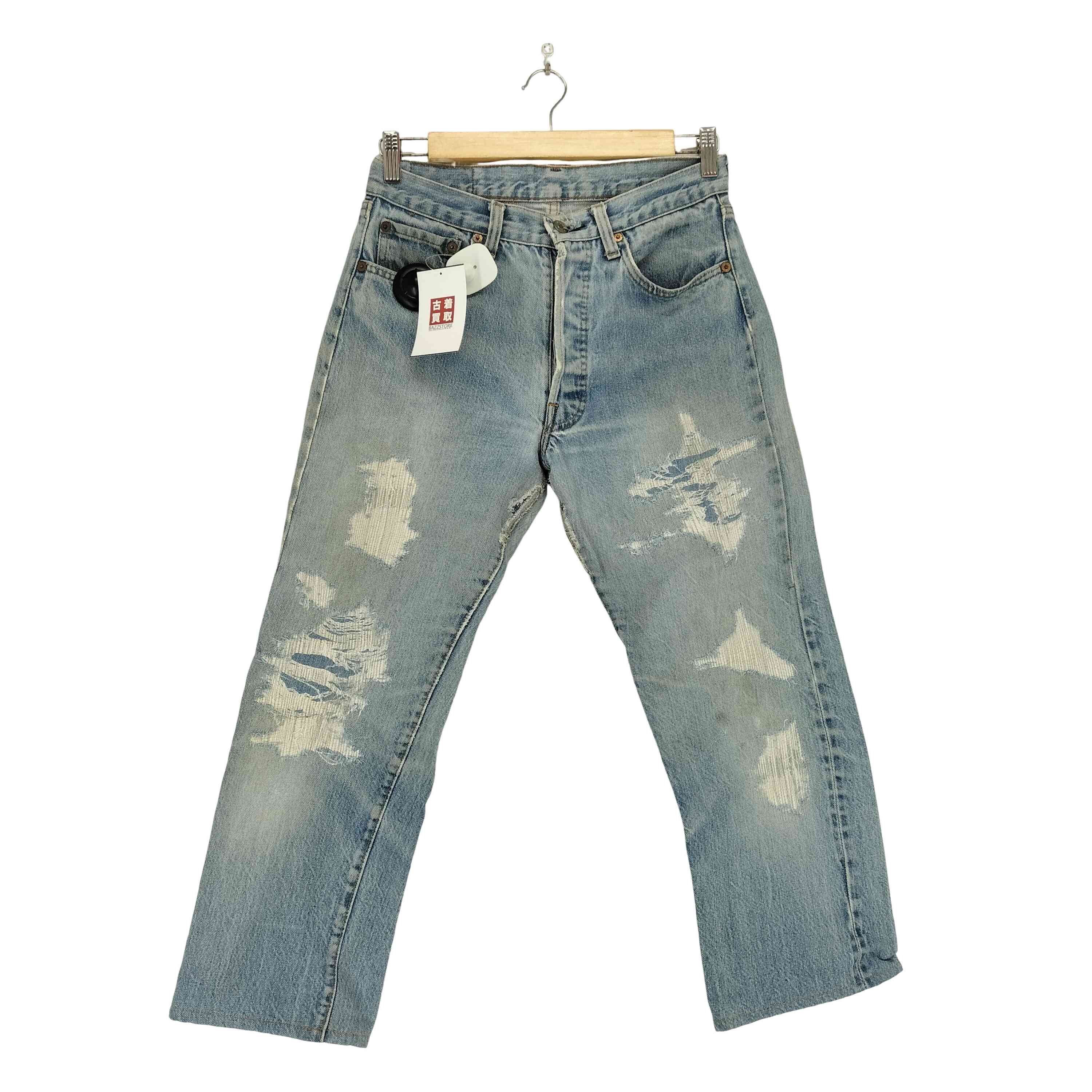 70s 501ボタン裏6 66後期 スモールe ボタンフライデニムパンツ【1141729729144】