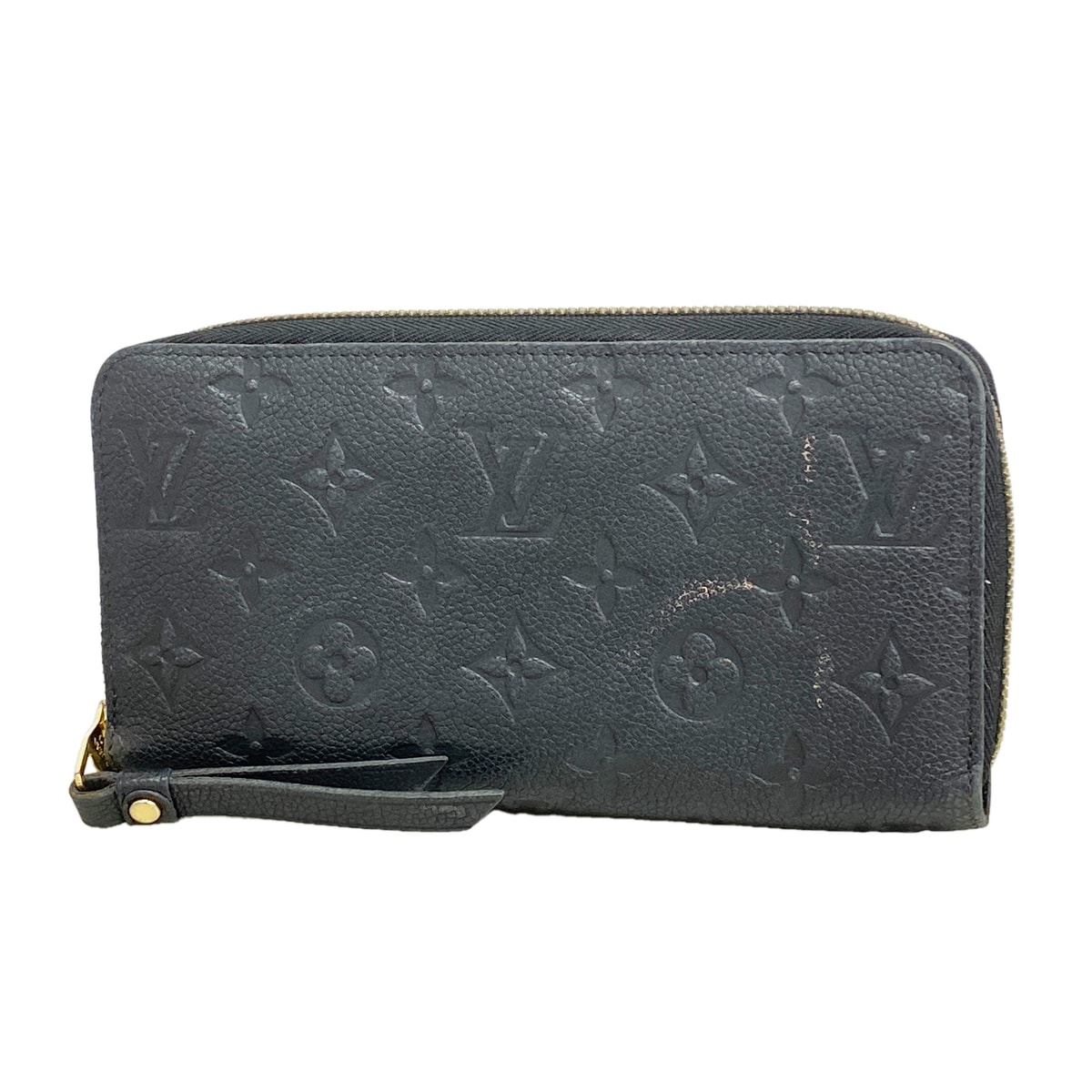 ★SALE【6ia0916】ルイヴィトン 長財布 モノグラム・アンプラント ジッピーウォレット M60571 ノワール【中古】レディース
