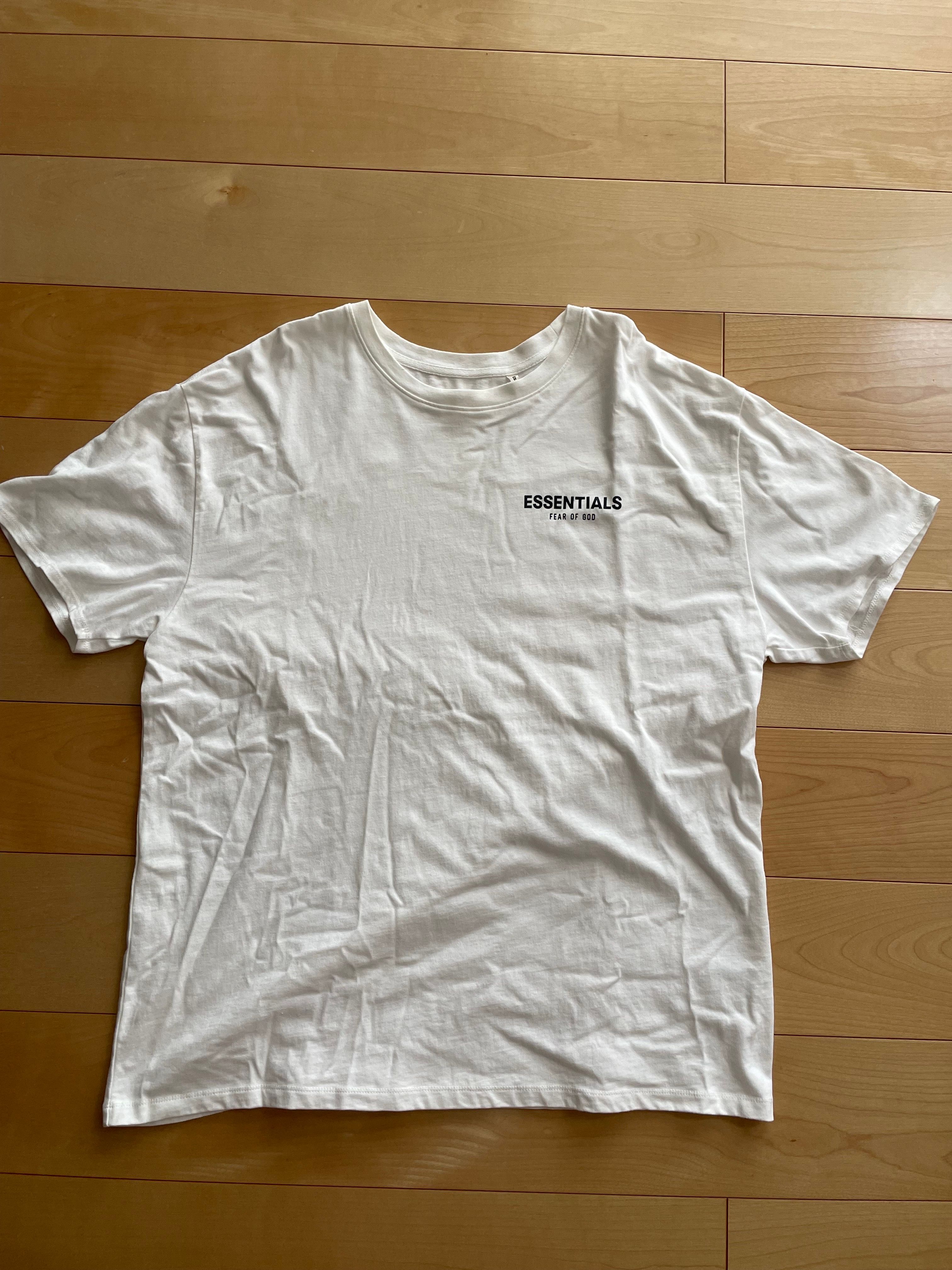 FEAR OF GOD Essentials Boxy Logo T-shirt "White"