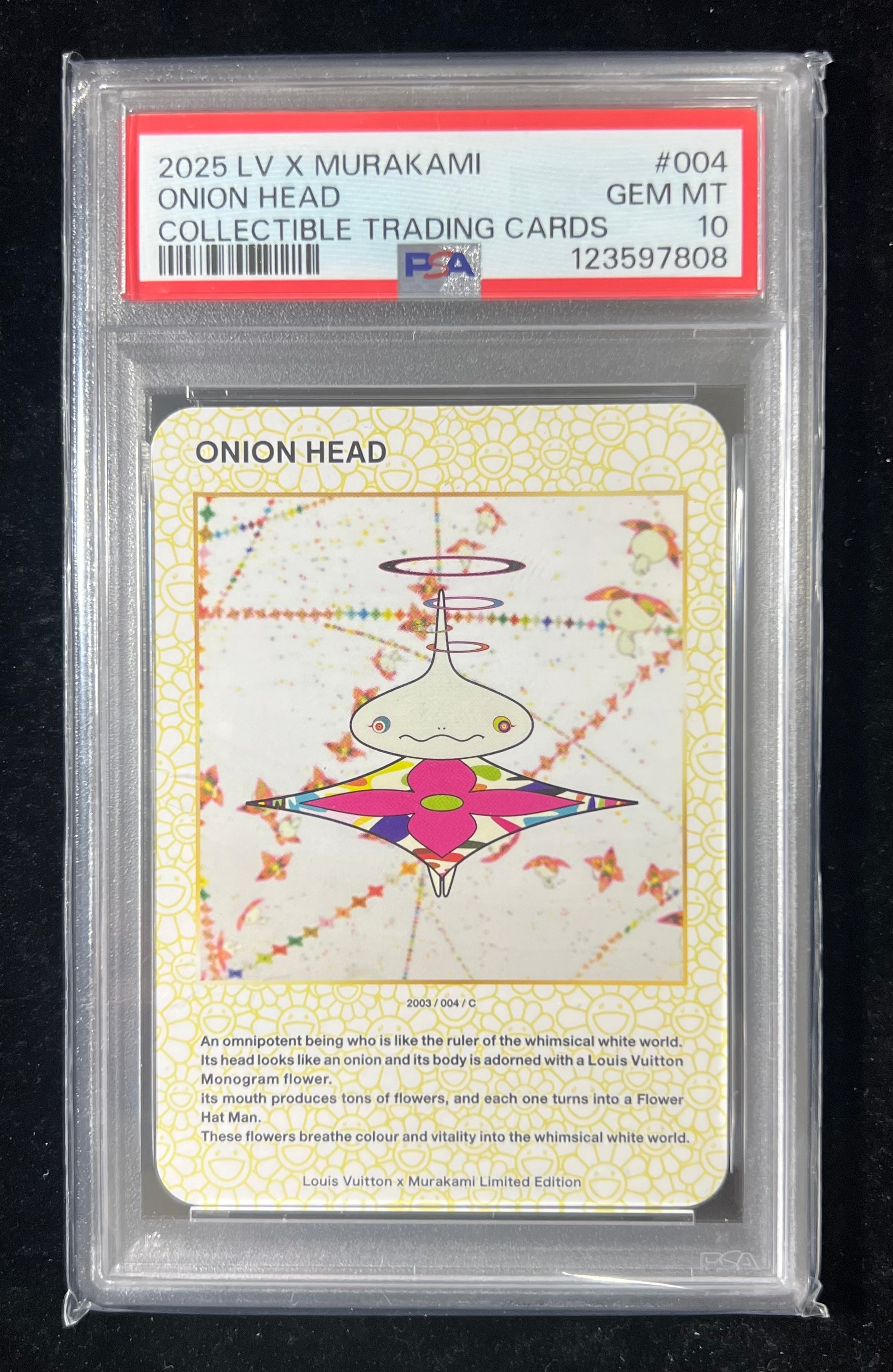 PSA10】オニオンヘッド C [2003 / 004](ルイヴィトン x 村上隆