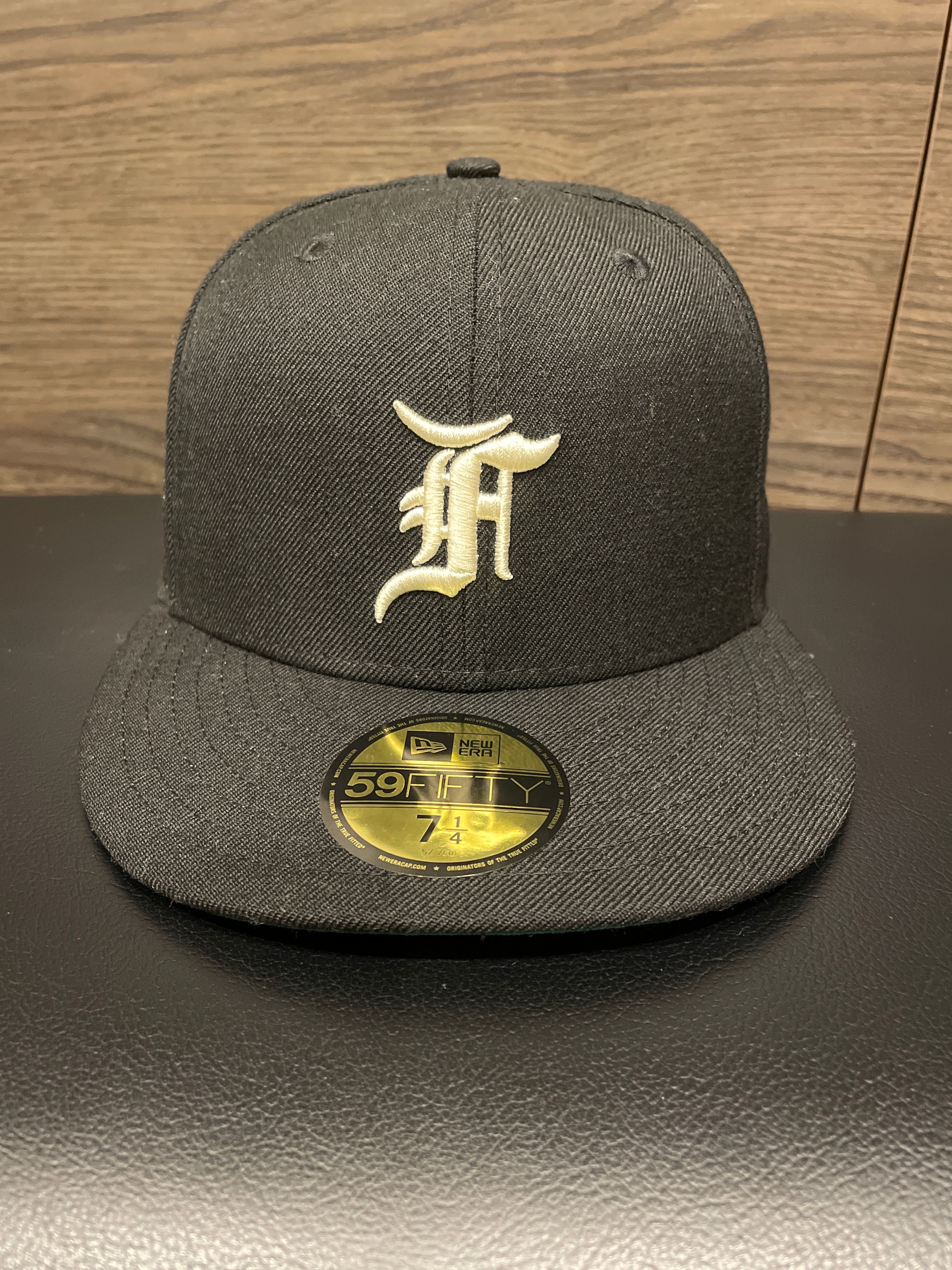 NEW ERA FEAR OF GOD ESSENTIALS 59FIFTY F LOGO Under Visor "Black"