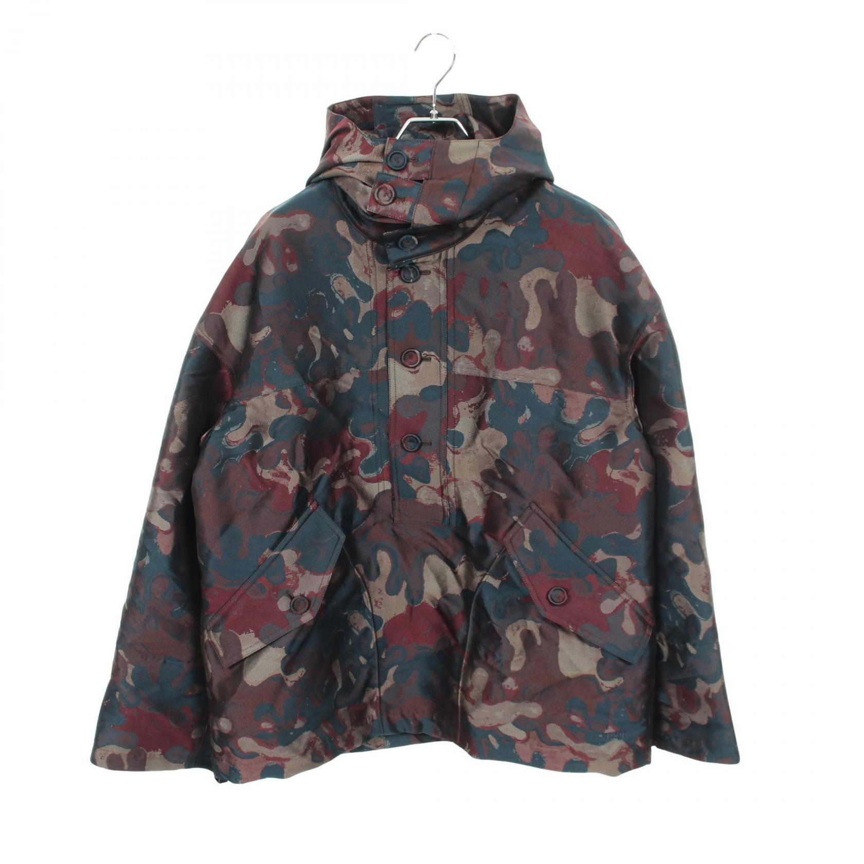 ディオール Dior PETER DOIG ブルゾン 衣料品 アウター ポリエステル メンズ カーキ系 / マルチカラー 【中古】